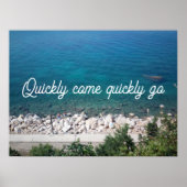 引用文来迅速な海ポスター ポスター (正面)