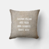 引用文枕グレー動揺してのホームデッキを追加 クッション (裏面)