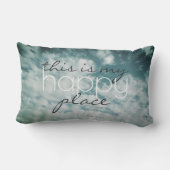 引用文枕私の幸せな場所ブルースカイ ランバークッション (裏面)