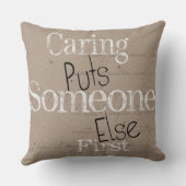 引用文気にことわざは誰かを第一にする クッション (裏面)