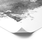 引用文水色を灰色と白に文字を加える ポスター (角)