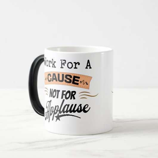 引用文深い 感動的 モーフィングマグカップ (正面左)