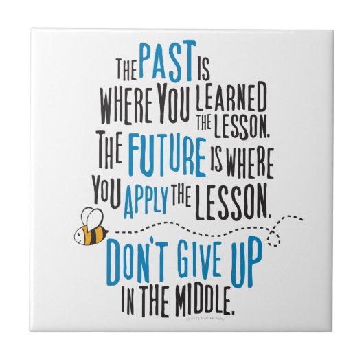 引用文激励の言葉 タイル (正面)