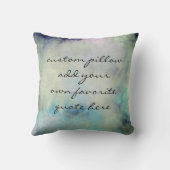 引用文用の枕を自分でカスタム追加 クッション (裏面)