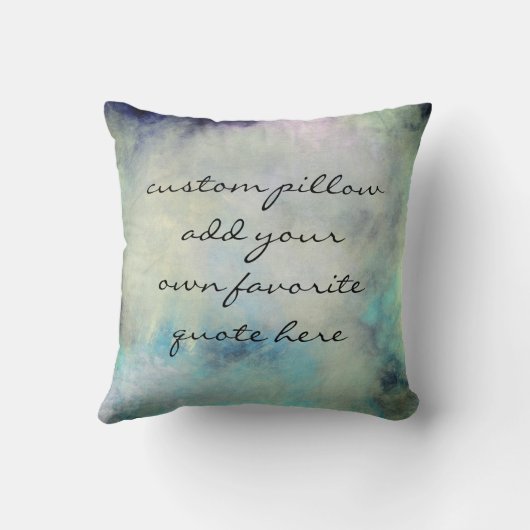 引用文用の枕を自分でカスタム追加 クッション (裏面)