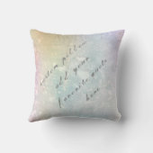 引用文用の枕を自分でカスタム追加 クッション (裏面)