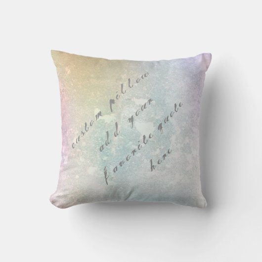 引用文用の枕を自分でカスタム追加 クッション (正面)