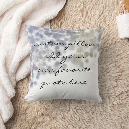 引用文用の枕を自分でカスタム追加 クッション (ブランケット)