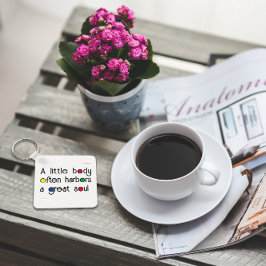 引用文白黒カラフル文字素晴らし魂 キーホルダー