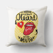 引用文皮肉 クッション (正面)