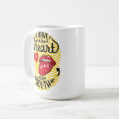 引用文皮肉 コーヒーマグカップ (正面左)