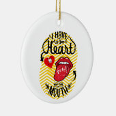 引用文皮肉 セラミックオーナメント (右)