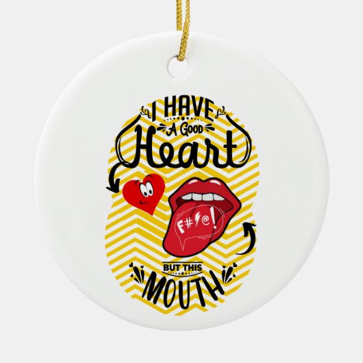 引用文皮肉 セラミックオーナメント (正面)