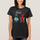 引用文考えIあなたはカッコいいScience Tea Tシャツ<br><div class="desc">引用文一考えあなたはの科学クール先生</div>