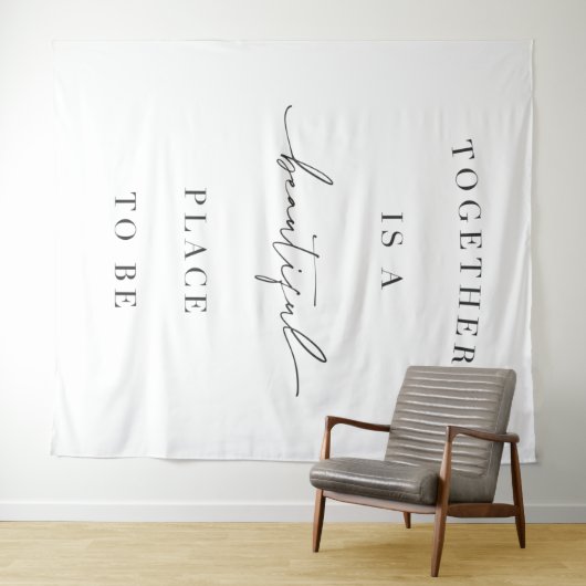 引用文背景バナ結婚ーのタペストリー タペストリー (インサイチュ(横))