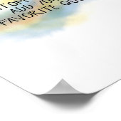 引用文芸術的の水絵を描色を加える ポスター (角)