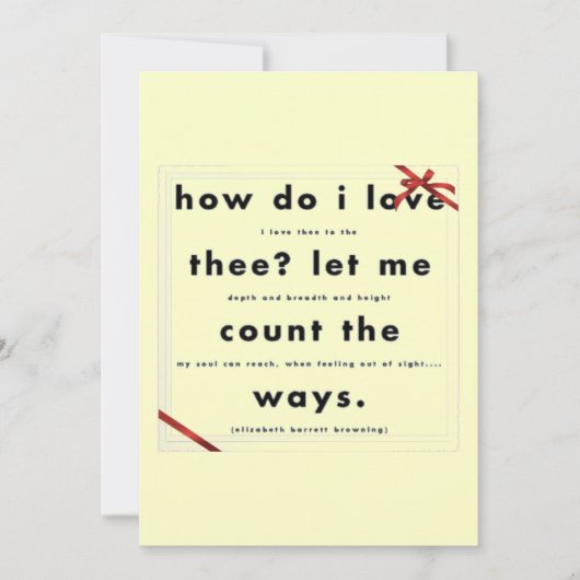 引用文記念日カード結婚の好き シーズンカード (正面)