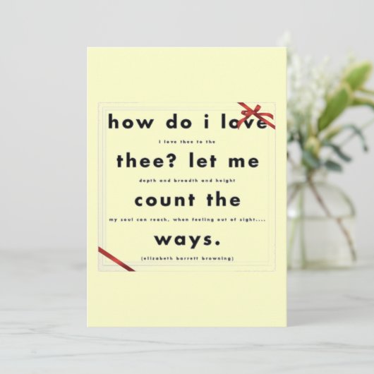 引用文記念日カード結婚の好き シーズンカード (スタンド正面)