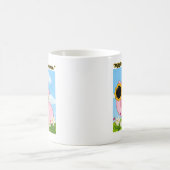 引用文豚 – 涼しさに豚 コーヒーマグカップ (中央)