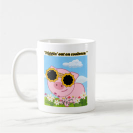 引用文豚 – 涼しさに豚 コーヒーマグカップ