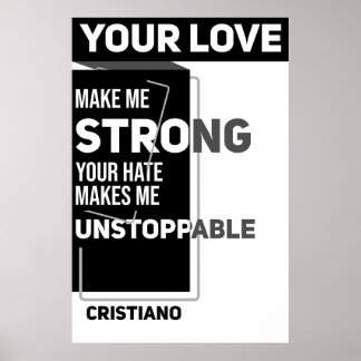 引用文選手のサッカー意欲 ポスター