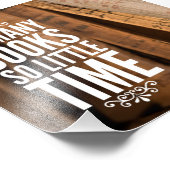 引用文非常に多くの本が非常に少ない時間 フォトプリント            (角)