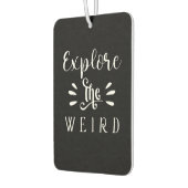 引用文風変わりタイポグラフィデザインの探索 カーエアーフレッシュナー (左)