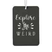 引用文風変わりタイポグラフィデザインの探索 カーエアーフレッシュナー (裏面)