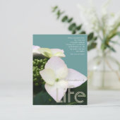 引用文1での生活の感動的お祝い 招待状 (スタンド正面)