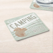 引用文|はキャンプすることを行きますかまたは興奮します スクエアペーパーコースター (アングル)
