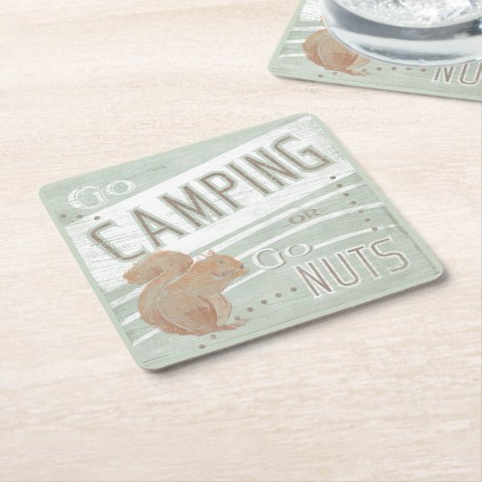 引用文|はキャンプすることを行きますかまたは興奮します スクエアペーパーコースター (アングル)