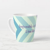 引用文 カフェラテマグ (左アングル)