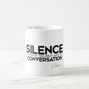 引用文: キケロ-沈黙の会話 コーヒーマグカップ
