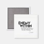 引用文:キケロ:門の中の敵 マグネット (正面/裏面)