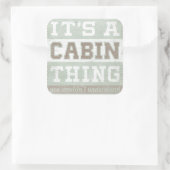 引用文 |キャビンのモノだ スクエアシール (バッグ)