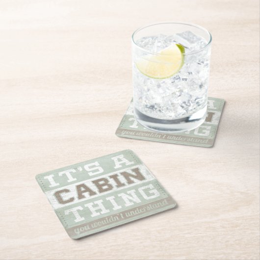 引用文 |キャビンのモノだ スクエアペーパーコースター (インサイチュ)