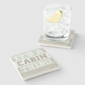 引用文 |キャビンのモノだ ストーンコースター (横)