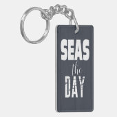 引用文「シーズザデイ」型キはっきりしたーチェーン キーホルダー (正面左)