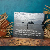 引用文：ジョン・ミュアによる散歩に行く方法 フォトプラーク (側面)