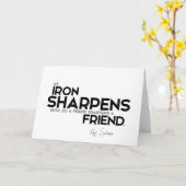 引用文:ソロモン王:友人は友人を研ぐ カード (黄色い花)