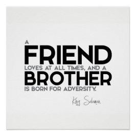 引用文:ソロモン王:友人は常に愛している ポスター