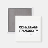 引用文：ダライラマ – 内面平和は鍵 マグネット (正面/裏面)