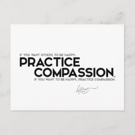引用文：ダライラマ – 思いやりの実践 ポストカード