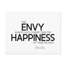 引用文：ヘラクリタス：妬みは常に長く続く