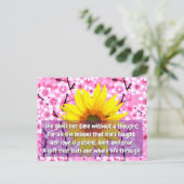 引用文/メッセージ/詩 | フローララブママ葉書 ポストカード (スタンド正面)