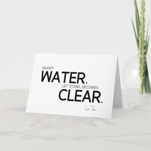 引用文: ラオス語Tzu: 泥水 カード (正面)