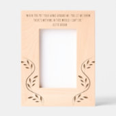 引用文 レーザー彫刻フレーム (正面)