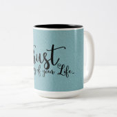 引用文 |人生のタイミングを信頼 |マグ ツートーンマグカップ (正面右)