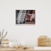 引用文:人生はカメラのようなものだ ポスター (キッチン)