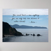 引用文：人間は教え何も出来ない ポスター (正面)